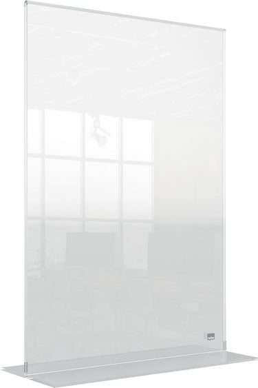 Nobo premium plus a3 vrijstaand posterframe informatiebord - dubbelzijdig - transparant acryl