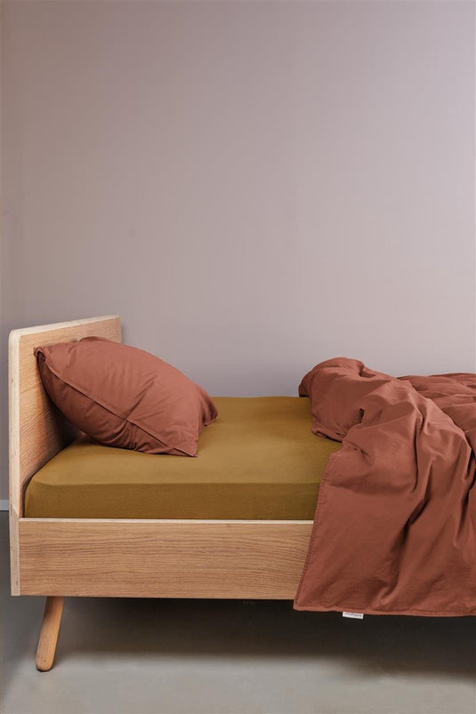 Beddinghouse - jersey - topper hoeslaken - 180x220 cm - geel