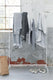 Vtwonen groove - gastendoekjes - set van 3 - 30x50 cm - antraciet