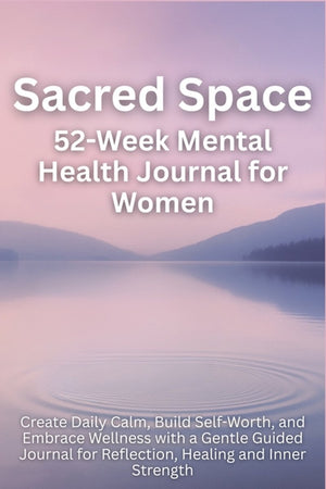 Merkloos sans marque sacred space 52-week mental health journal for women