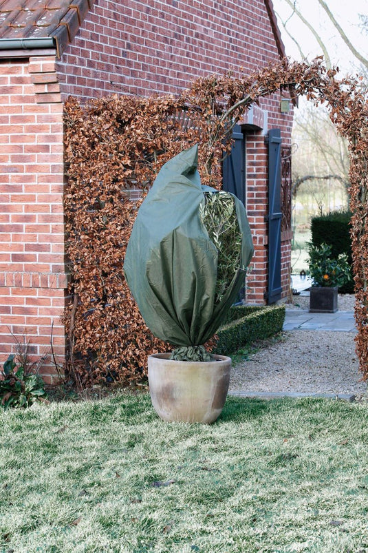 Nature - winterhoes - 300 x ø250cm - groen - afdekhoes - met rits