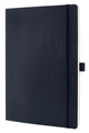 Sigel - notitieboek - conceptum pure - a4 - softcover - zwart - 194 pagina's - 80 grams - ruit - si-co310