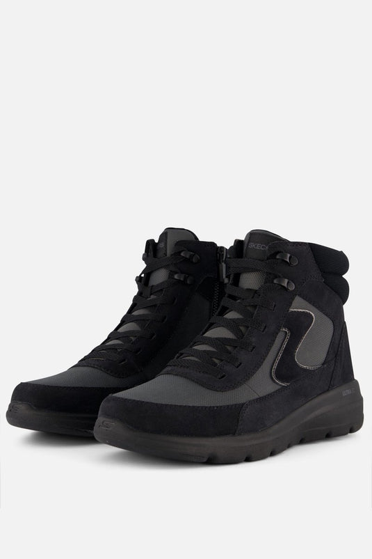 Skechers glacial ultra - wanderlust dames wandelschoenen - zwart