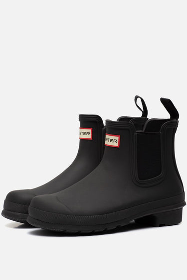 Hunter - regenlaarzen voor vrouwen - originele chelsea - zwart - maat 37eu