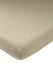 Meyco baby uni hoeslaken boxmatras - taupe - 75x95cm