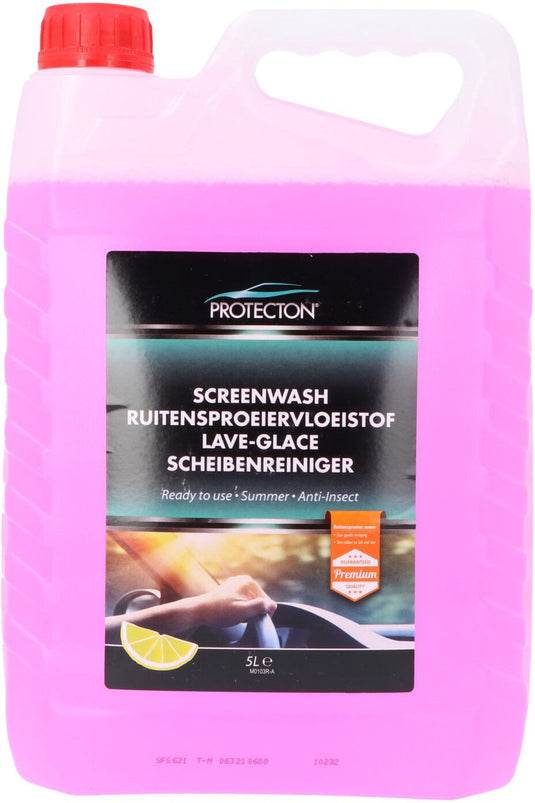 ruitenvloeistof citroen roze 5 liter