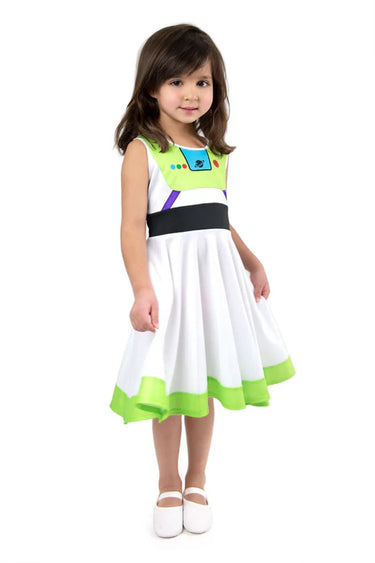 Little adventures - astro twirl jurk – maat 98-110