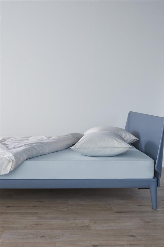 Beddinghouse - jersey - hoeslaken - 160x220 cm - licht blauw
