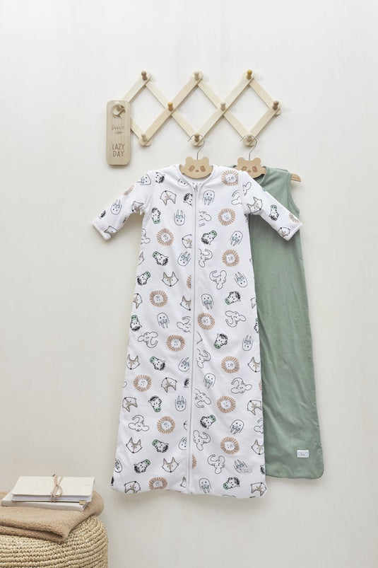 Meyco baby animal baby slaapzak 4 seizoenen - multicolour - 3.0 tog