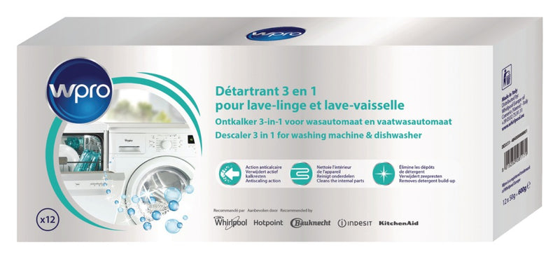 Load image into Gallery viewer, Wpro 484000008801 ontkalker vaatwasser wasmachine 600 g
