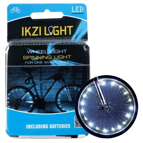 IKZI Wielverlichting voor 2 wielen blauwe leds