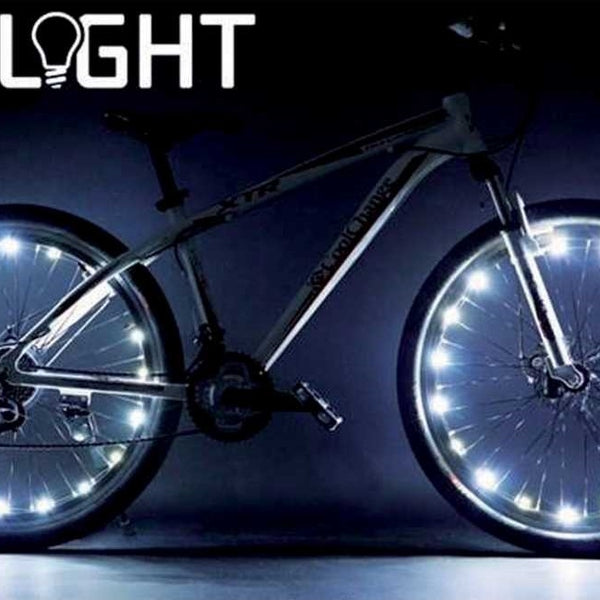 IKZI Light wiellicht Spinning light 20 led batterij rood