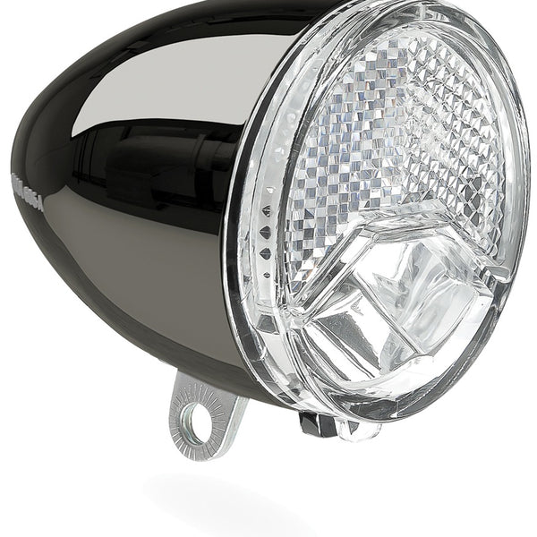 AXA koplamp 606 E-bike 6-48 volt 15 lux Dark Chrome