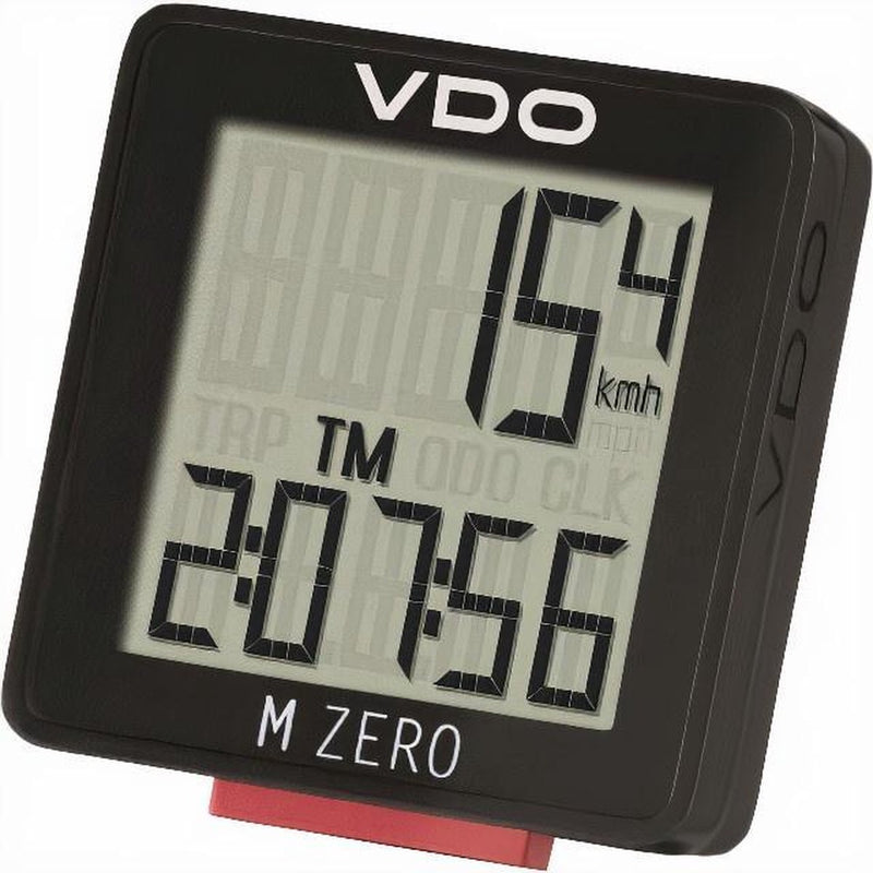 Load image into Gallery viewer, fietscomputer M Zero WR807 zwart rood -u
