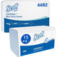 Handdoeken scott 6682 240 vellen wit