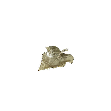 Countryfield schaal blad kiara goud metaal 15,5x20x4cm