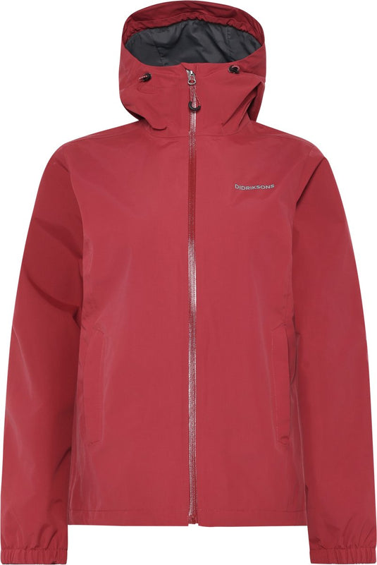 Didriksons varja wns jkt 2 dames outdoorjas - spring red