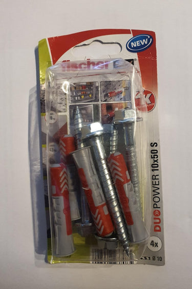 Fischer 534999 duopower 10 x 50 s k nv pluggenset 50 mm 10 mm 1 set(s)
