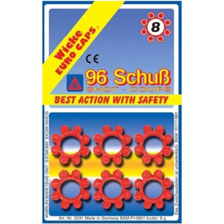 Load image into Gallery viewer, Johntoy klappertjes 8 shots met 12 ringen op kaart
