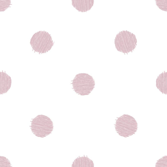 Noordwand behang urban friends coffee dots wit en roze