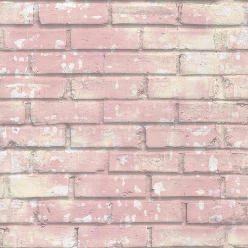 Load image into Gallery viewer, Noordwand behang urban friends coffee bricks roze en wit
