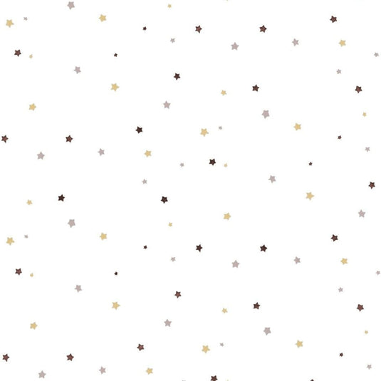 Noordwand behang mondo baby little stars beige en wit