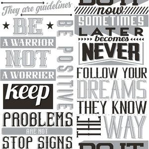Noordwand behang friends coffee words and letters zwart en wit