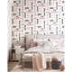 Noordwand Noordwand Behang Friends Coffee Words and Letters roze en zwart