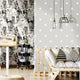 Noordwand behang friends coffee little stars donkergrijs en wit
