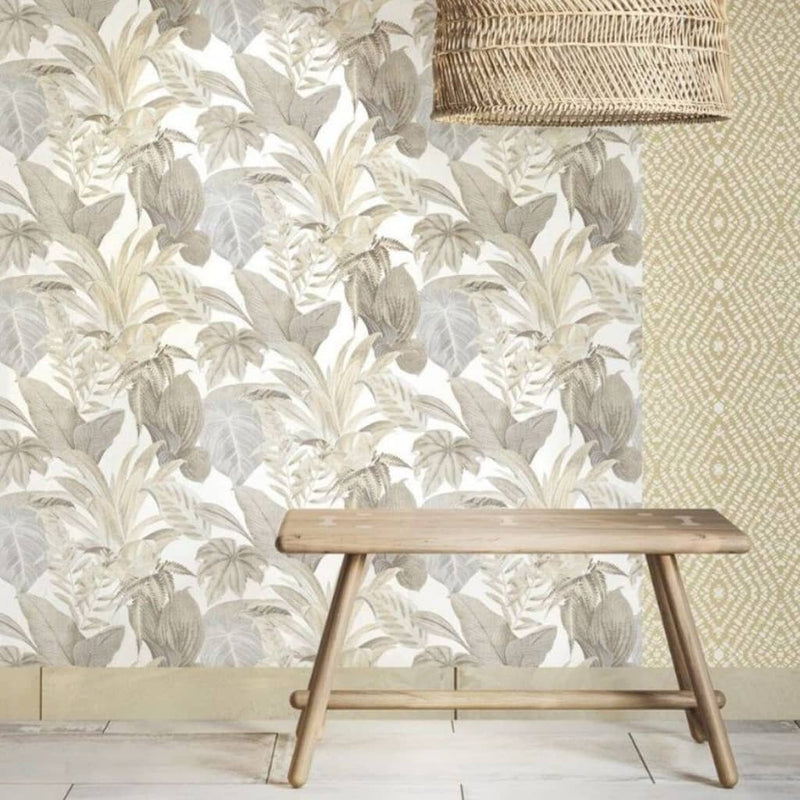 Load image into Gallery viewer, Noordwand Noordwand Behang Topchic Leaves beige
