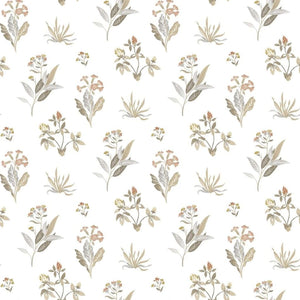 Noordwand noordwand behang blooming garden 6 flowers and plants wit en grijs