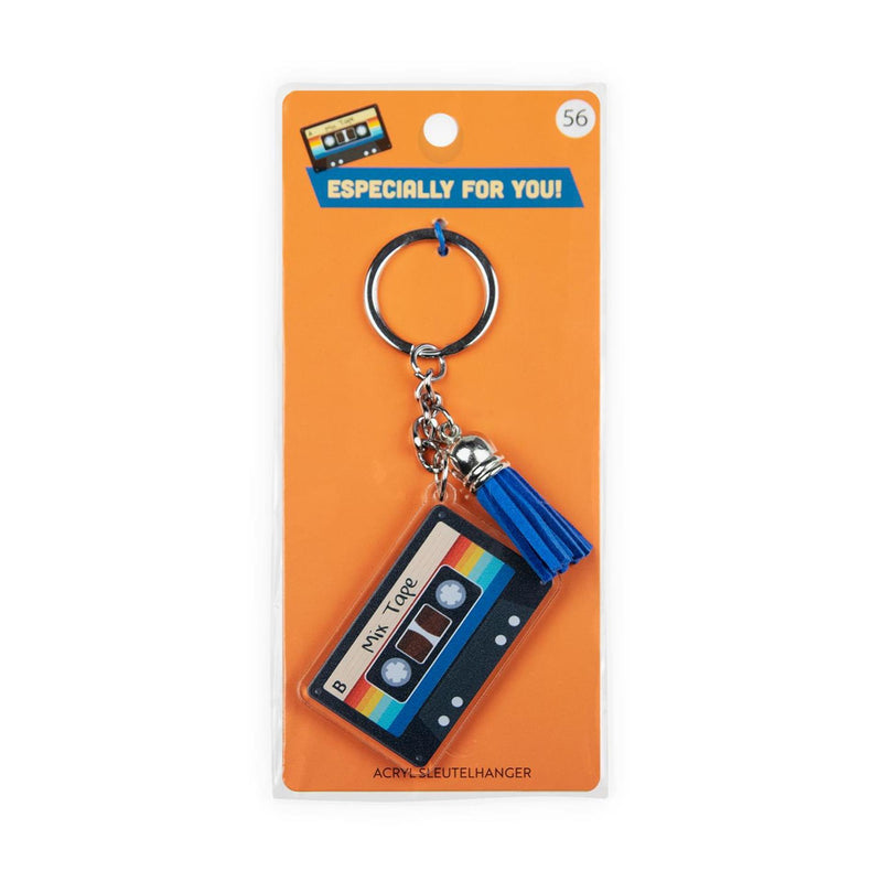 ギャラリービューアに画像をロードする, Paperdreams sleutelhanger- cassettebandje acryl 6,5x13,5cm
