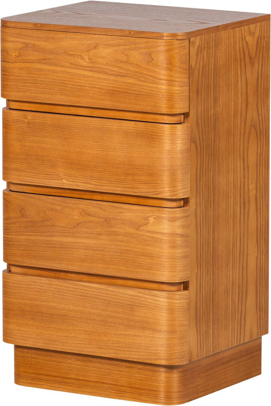 Woood fejo ladekast nachtkastje - mdf - bruin - 70x40x34