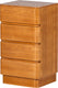 Woood fejo ladekast nachtkastje - mdf - bruin - 70x40x34