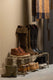 Woood josse schoenenrek - metaal - militair bruin - 25x80x33