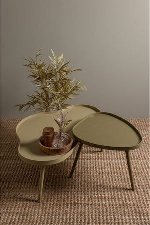 Woood mae bijzettafel - grenen mdf - sepia - 40x61x50