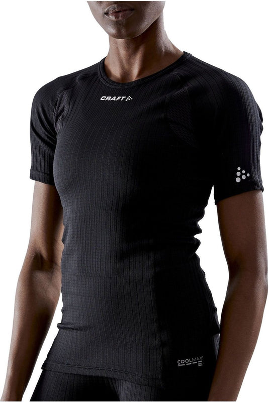 Craft active extreme x rn ss w dames thermoshirt - zwart