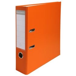 Ordner exacompta a4 karton, pp (polypropeen) oranje 1 stuk