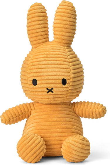 Bon ton toys nijntje - eco corduroy yellow - 23 cm - 9