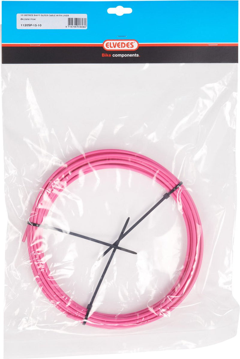 Load image into Gallery viewer, Elvedes buitenkabel 4.9mm (10m) roze 1125tef-15-10
