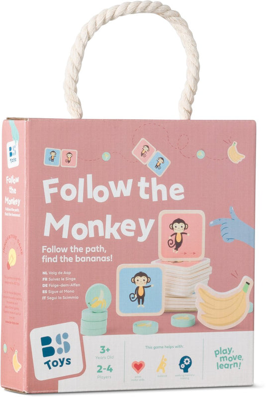 Bs toys – volg de aap – actief leer- en kaartspel – vanaf 3 jaar