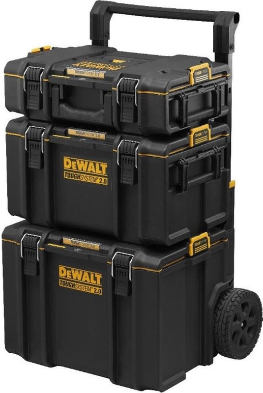 Dewalt toughsystem 2.0 - gereedschapskofferset - 3-delig - ip65 water- en stofdicht - mobiel
