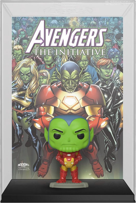 Funko pop! comic cover: marvel - iron man skrull - confidential