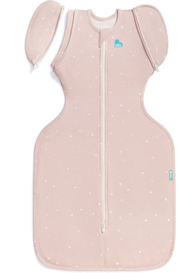 Love to dream ™ babyslaapzak swaddle up™ - inbakeren afbouwen - baby 3-6 maanden - 6-8.5 kg - all season - powder pink