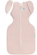 Love to dream ™ babyslaapzak swaddle up™ - inbakeren afbouwen - baby 3-6 maanden - 6-8.5 kg - all season - powder pink