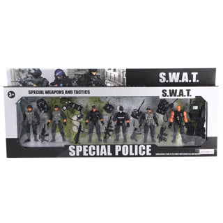Load image into Gallery viewer, Politie figuren set 6 stuks
