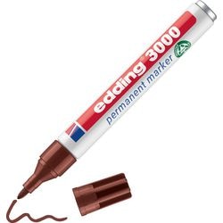 Edding permanent marker 3000 ultra 1,5-3mm rond sneldrogend waterbestendig bruin