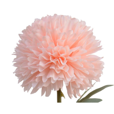 Decoris kunstbloem dahlia h60cm zacht oranje
