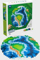 Plus-plus puzzle by number aarde 800 stukjes - 3914 - puzzel en bouwspeelgoed in 1 - vanaf 7 jaar