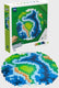 Plus-plus puzzle by number aarde 800 stukjes - 3914 - puzzel en bouwspeelgoed in 1 - vanaf 7 jaar